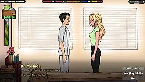 A Lustful Landlord Teaches Innocent Jenny Passionate Kissing