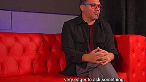 Big tits mexican woman fulfills fantasy of one of her fans in public show