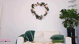 Hey, look at my plants... oh wait, no pants on!