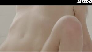 katy rose czech babe moans bent over doggystyle big dick passionate cum covered