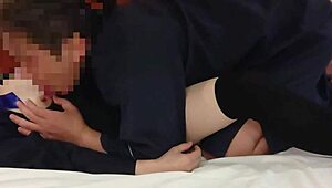 want miniskirt schoolgirl blowjob creampie cunni cosplay?