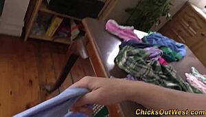 Kinky Aussie Babe Fingers Hairy Pussy Solo in HD Reality