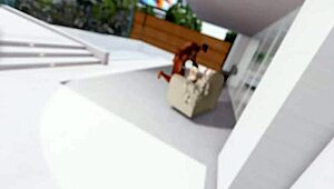 jazzy snafu patrols with huge bouncy tits in police game 😍🔥