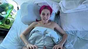 Grandfather's homemade archive of young wife bent over doggystyle moaning on bed