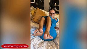 Hot french college babe caught fingering wet pussy to teacher crush pov!