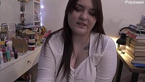 Fat old BBW milf slams ass on your cock in rough anal!