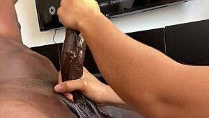 Relaxing BBC Massage Turns into Amateur Couple Pound Fest