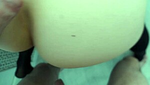 wanna see this amateur bride ride cock bent over doggystyle on her wedding night? girlfriend moans rough cowgirl quickie