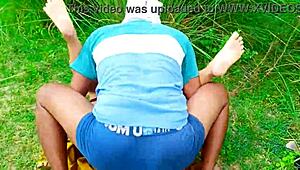 desi bhabhi sneaks steamy outdoor sex deep in jungle