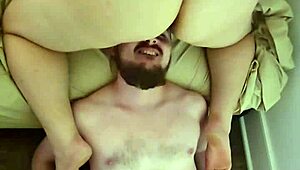 he creampies her then licks every drop in hot femdom compilation