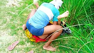 desi bhabhi sneaks steamy outdoor sex deep in jungle