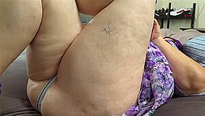 yo, this black cock rips my fat bbw milf pussy clothes off and creampies deep inside close-up