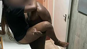 i'm naked in kitchen and step cousin bends me over! 😏🍑