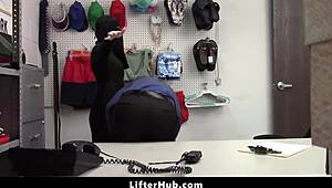 Officer Questions Hijab Teen Shoplifter's Secret