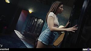 Cleaning ladies turn into sex demons licking wet pussies squirting in extreme slimy lesbian orgy