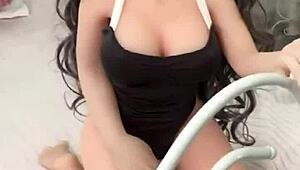 125cm cute harriet doll invites effortless deep pounding sessions