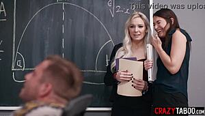 hey teacher you masturbated so now i fuck you rough in classroom