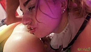 come join the anal circus threesome with gia as clowns lick balls and rim asses