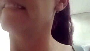 housewife milf flashes big natural tits in public cum walk play