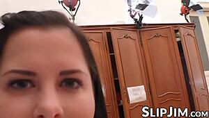 Classy 18yo British Succubus Bj Bent Over Doggystyle Orgasms On Old Man Cock