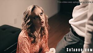 climbing ladders or dicks? office bimbo tiffany watson chokes on boss cock