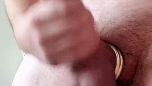 Rockymontana strokes huge cock explodes massive cumshot