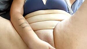 drblackjohnsonxxx brunette milf rubs fat curves anal tease