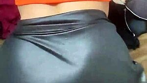 petite young teen begs delivery guy to creampie her tight pussy doggystyle no condom