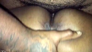 Milf's Wet Pussy Gets Drilled Hard by Ebony Cock