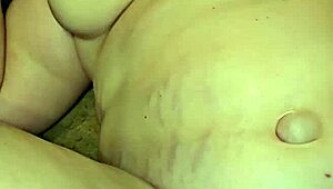 wanna foot fuck this thick milf's big tits while she moans for more?