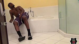 rome major pounds curvy redhead ameries' wet pussy and ass in shower doggystyle