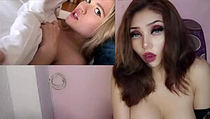 perfect big tit girlfriend shares bed and wild fun 🔥😈