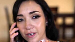 kinky teen bounces on monster dong begging for cum