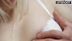 Nikki Hill Moans As Lover Pounds Her Tight Pussy Doggystyle Then Cums On Ass!