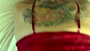 White slut bent over for deep doggystyle anal creampie pounding