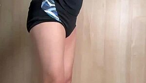 Tennis Club Girl Trained with Panties Anal Plug Nipple Torture