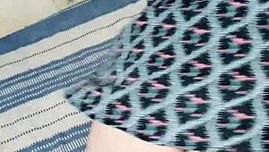 Neighbor's Bedroom Creampie Doggystyle in Her Tight Petite Ass