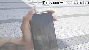 Tourist Spots Pornstar Dominno on Street and Fucks Her Ass in Hotel