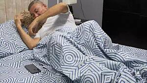 Stepfather Can't Resist Horny Stepdaughter's Curvy Latina Seduction In Panties