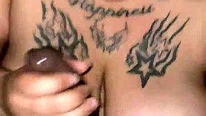 Chubby BBW Sucks and Polishes Thick Black Cock Deep