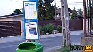 Hunt4k: ever wonder why this dirty tattooed girlfriend ditches her bf for outdoor missionary pounding? 😈🔥