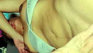 your amiga gets pounded hard in bathroom while novio almost walks in