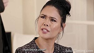 更聪明的岳母用扭曲臣服游戏诱惑