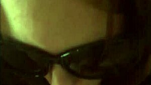 wife slurps huge white cock in homemade pov blowjob