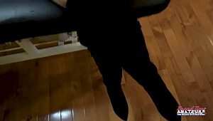 busty brunette kylie can't get enough of sucking that monster cock before wet pussy doggystyle