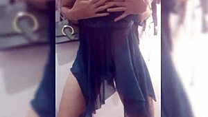 Pretty Girl in Lingerie Dances Leading to Unexpected Bedroom Surprise