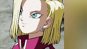 android 18 shakes that monster big ass so tempting... want a taste?