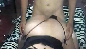 Policewoman Fucks Stranger After Party In Thong Panties