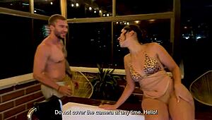 colombian latina brunette daniela adrea cheats husband jacuzzi masseur fuck