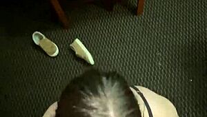 snow bunny's deepthroat skills impress the bbc trainer